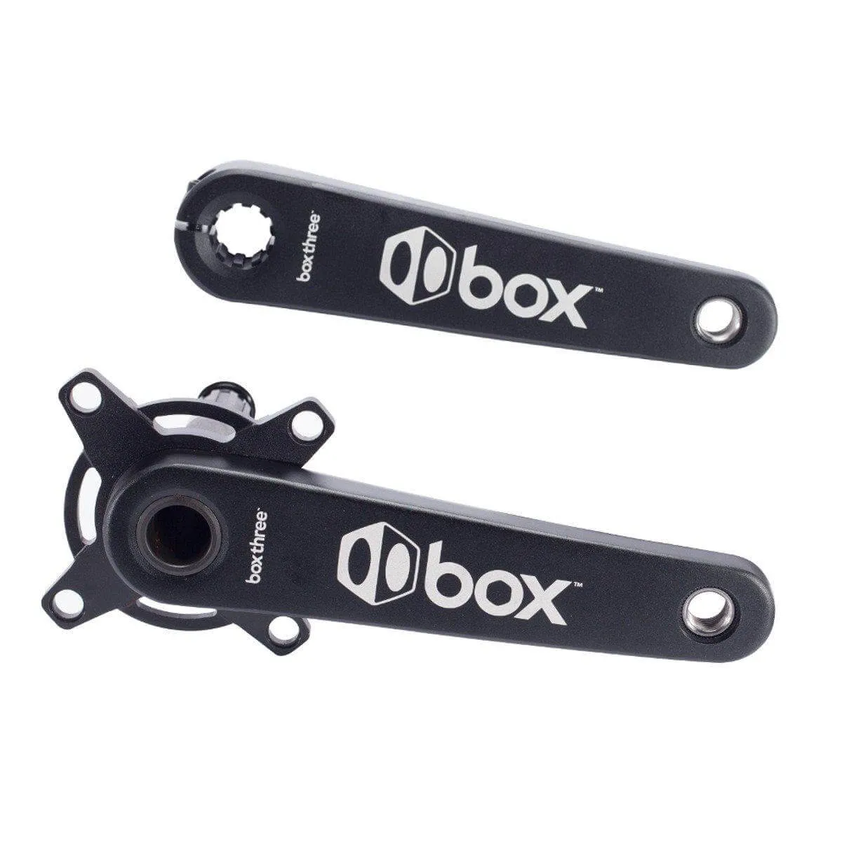 Box Three Hollow-Forged Crankset Black